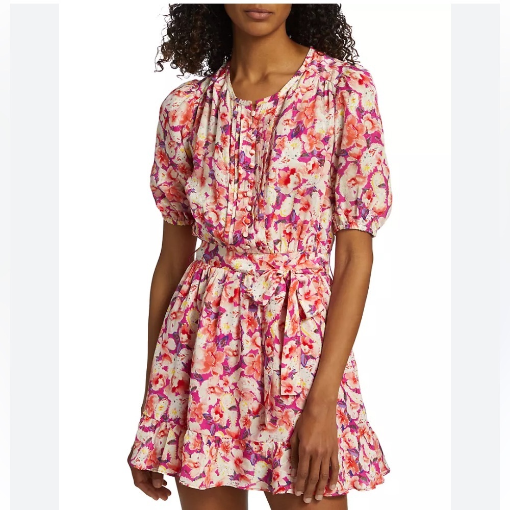 ba&sh
Diamond Belted Floral Minidress Size XS‎ NWOT